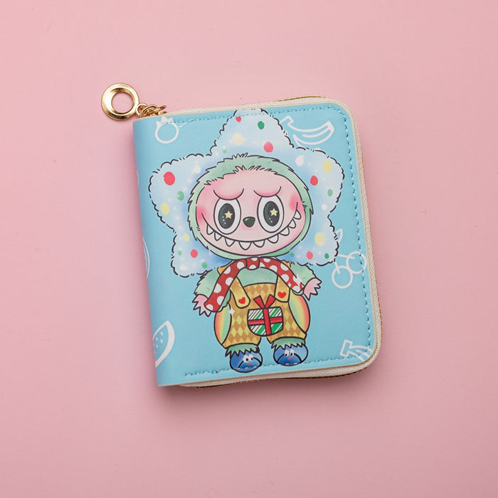 Wholesale Cute Cartoon Print Short Kids Wallet