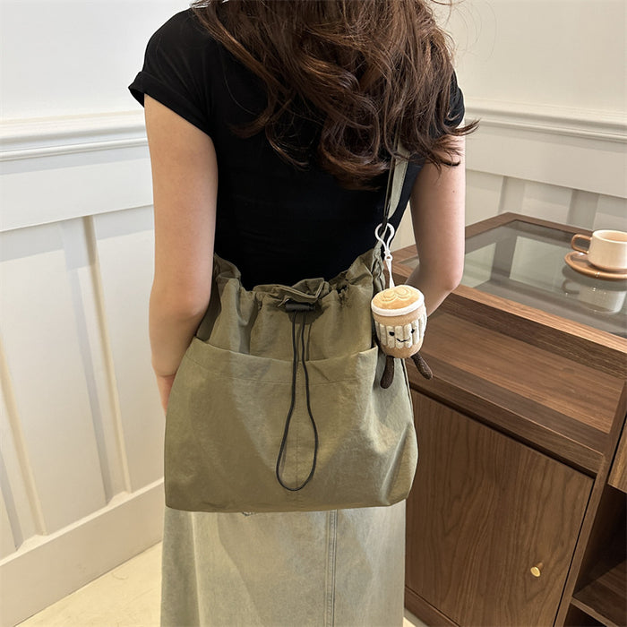 Wholesale Large Capacity Drawstring Bucket Bag for Women JDC-SD-ShengShi010