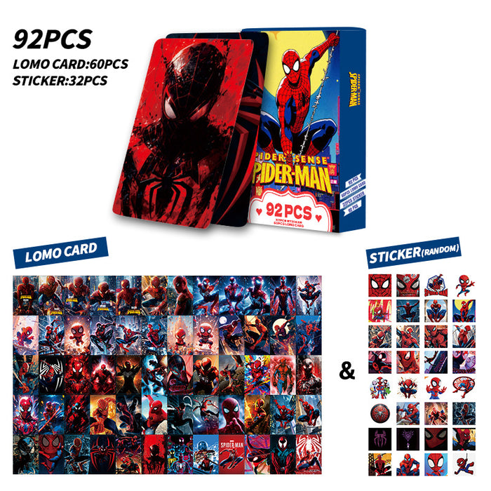 Wholesale 184pcs LOMO Cards  Double-Sided HD Color Printing Photo Cards Animation Peripheral Greeting Cards Stickers Collectible Cards