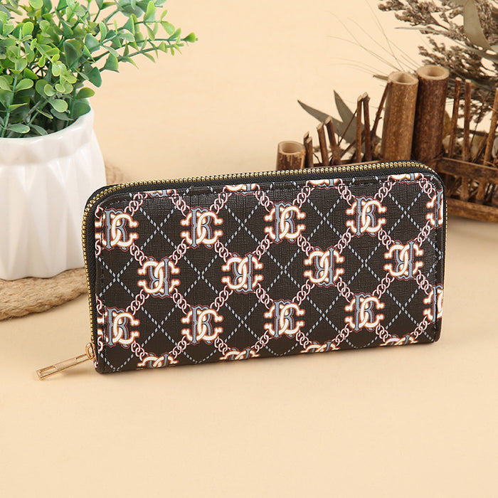 Wholesale Stylish PU Leather Multi-function Long Wallet with Card Slots MOQ≥3