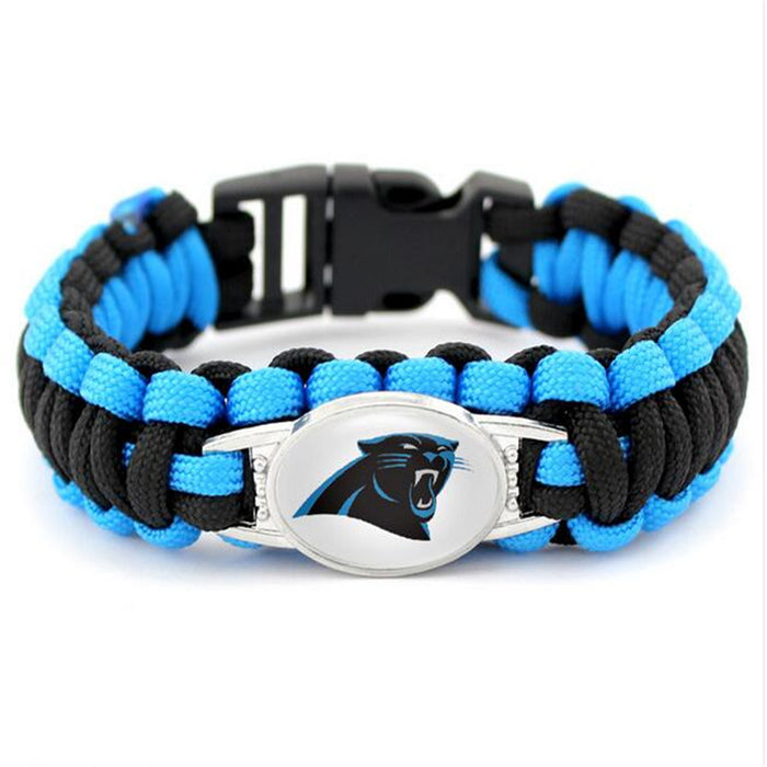 Wholesale Football  Alloy Buckle Woven Bracelet