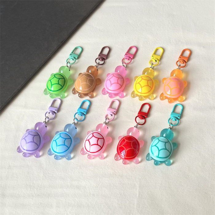 Wholesale Acrylic Luminous Turtle Keychain JDC-KC-HaoXi016