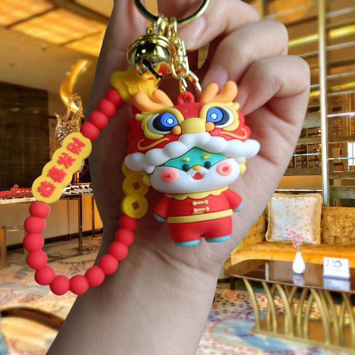 Wholesale Cartoon Silicone Doll Keychain JDC-KC-MingT182