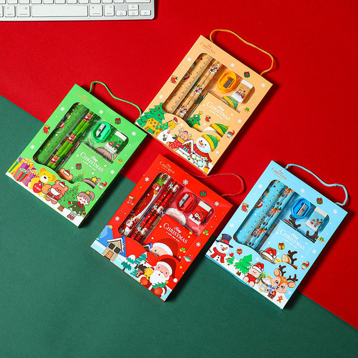 Wholesale Christmas student stationery gift box suit children' s Christmas small gift