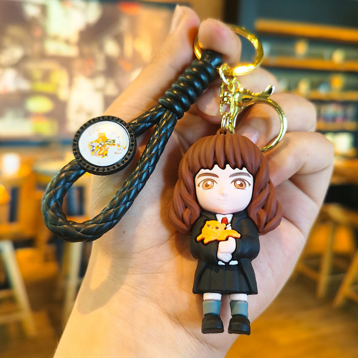 Wholesale Cartoon 3D Doll Rubber Keychain JDC-KC-Tingm048