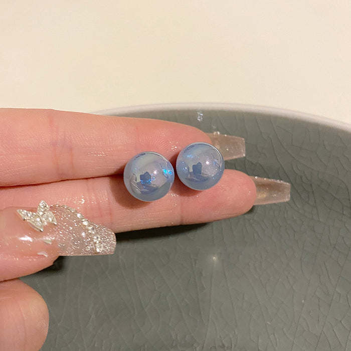 Wholesale Pearl earrings, versatile earrings, silver ear studs