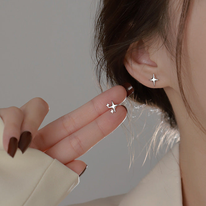 Wholesale Star-shaped Earrings Women's Simple Elegant Lightweight Luxury Jewelry