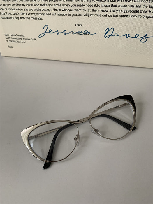 Wholesale Retro anti blue light flat lens can be paired with myopia glasses frame