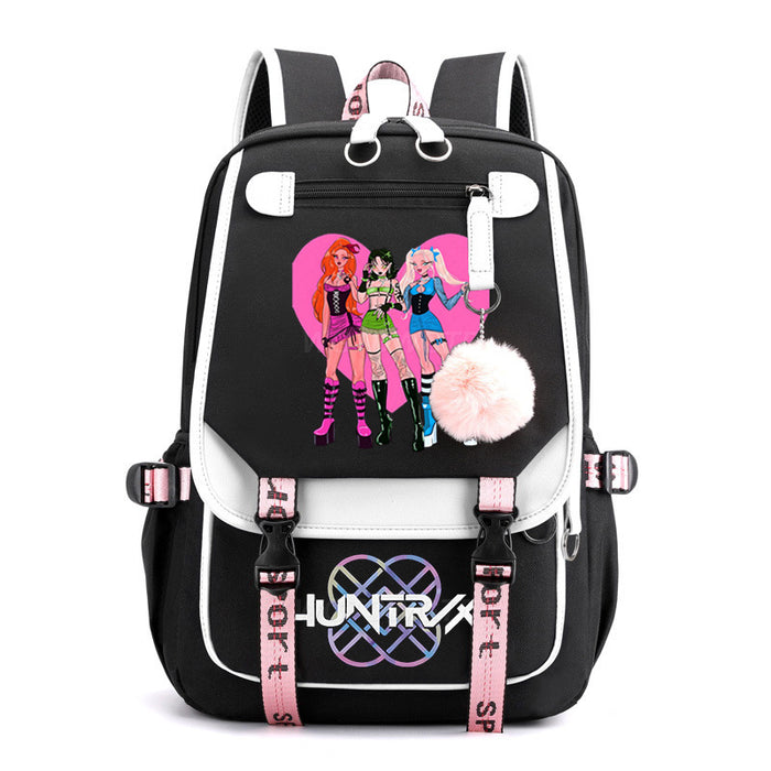 Wholesale  Fashionable Color-Block Unisex Backpack , Lightweight and Large Capacity