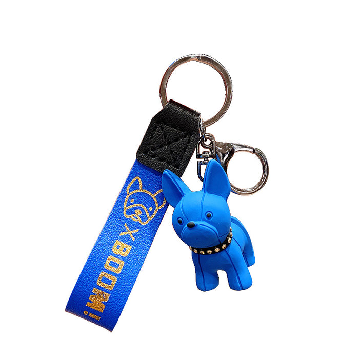 Wholesale Fadou Dog Cute Silicone Keychain JDC-KC-LeZi006