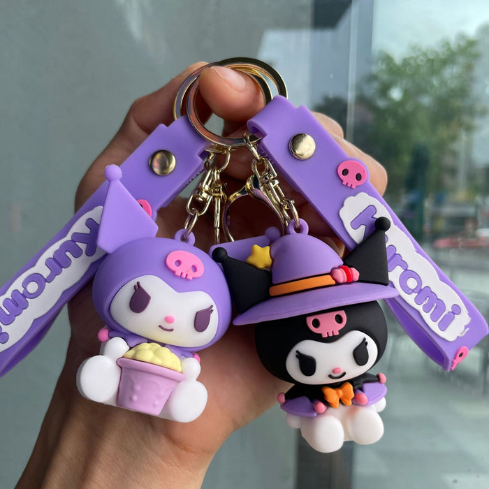 Wholesale Keychain soft rubber figurine pendant decoration
