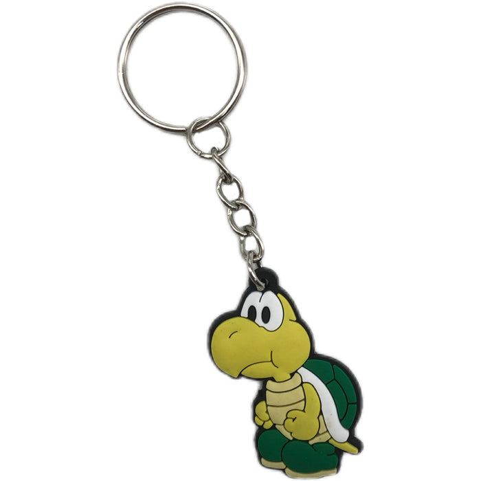 Wholesale 10pcs Cartoon Mushroom Keychain Pendant PVC Key Pendant School Bag Decoration