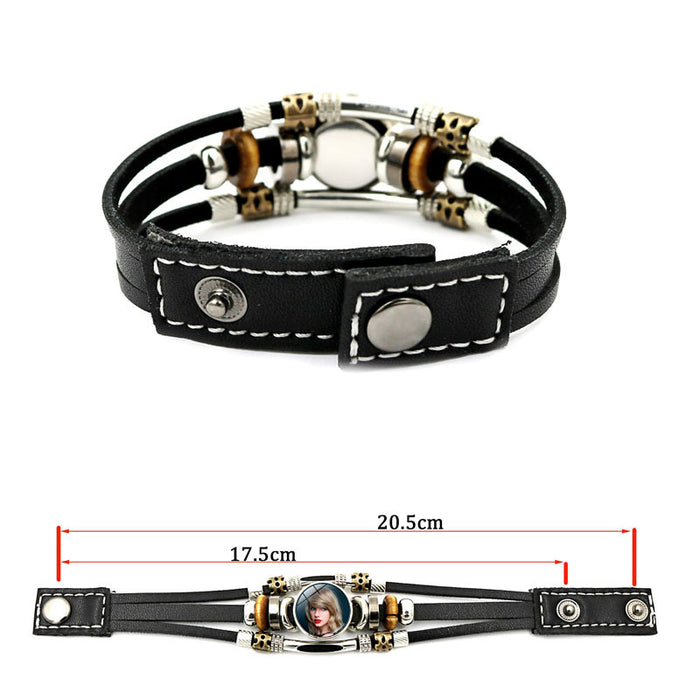 Wholesale Multi-layer Leather Beaded Bracelets JDC-BT-HengX030