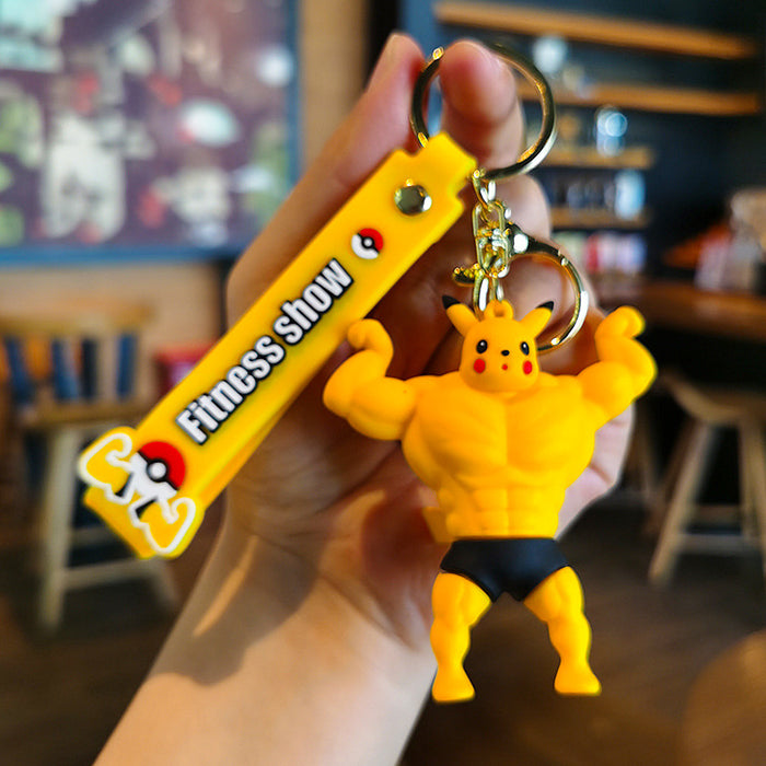 Wholesale Silicone Cartoon Doll Keychain JDC-KC-Tingm144