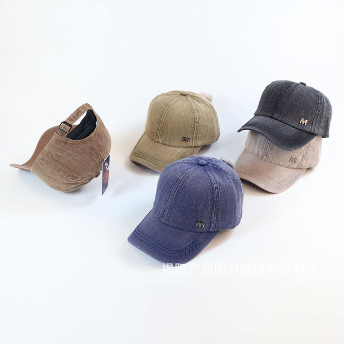 Wholesale Duck tongue hat, sun protection and sunshade hat, outdoor sports washed baseball cap
