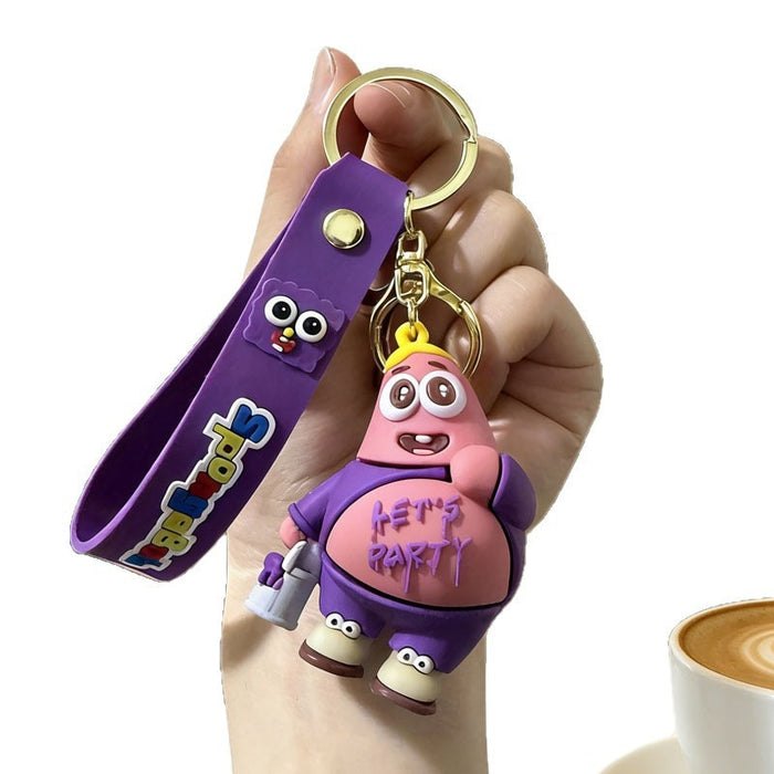 Wholesale Cartoon Silicone PVC Keychain Car Bag Charm Key Accessory Fashion Gift MOQ≥2
