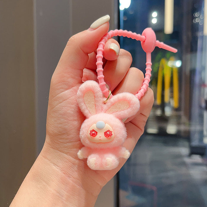 Wholesale Cartoon Flocked  Bear Pendant Cute Bag Desktop Decoration