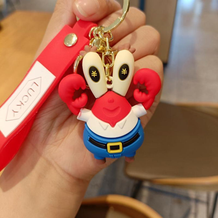 Wholesale Silicone Cartoon Doll Keychain JDC-KC-MingT107