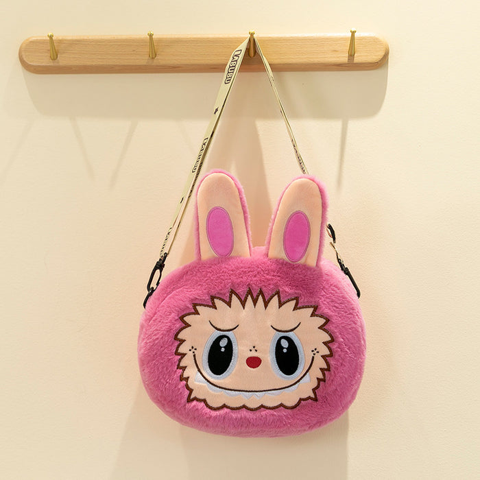 Wholesale Color Rags Plush Bag Children' s Casual Doll Bag Girl' s Cartoon Creative Snacks Portable Shoulder Bag