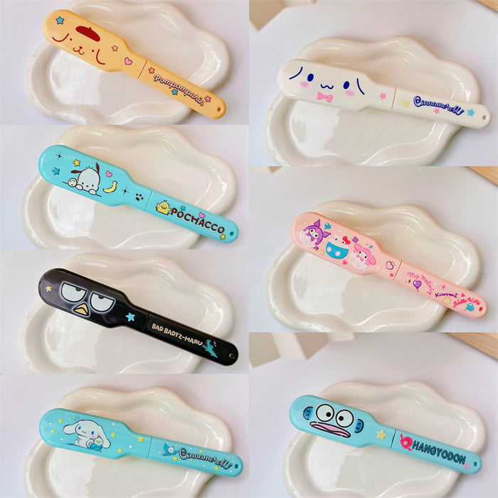 Wholesale cute  comb portable portable hair comb ugly fish bangs comb travel mini massage comb