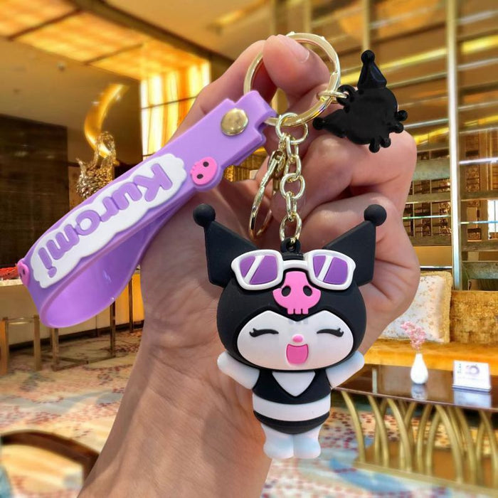 Wholesale Silicone Cartoon Keychain JDC-KC-MingT241