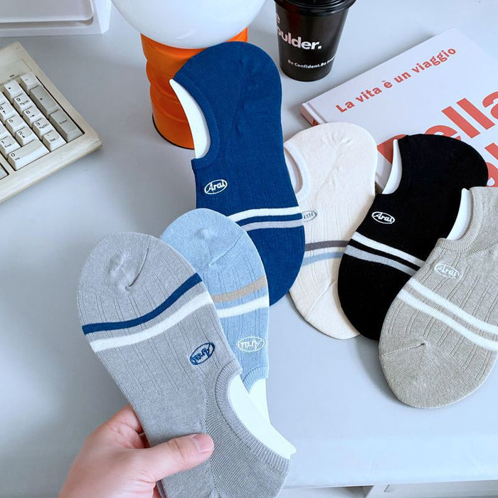 Wholesale Leisure silicone anti slip invisible socks