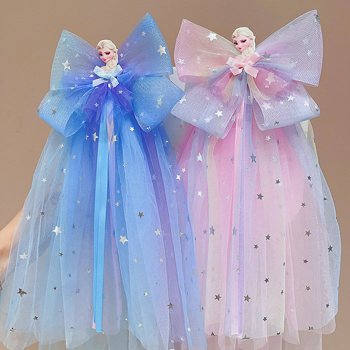 Wholesale Pawl Veil Snow Princess Crown Headwear Hairpin Baby Flower Hair Accessories Hairpin