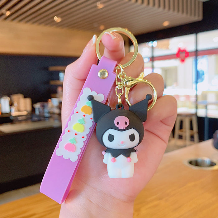 Wholesale Cute 3D Doll Silicone Keychain JDC-KC-MingT145