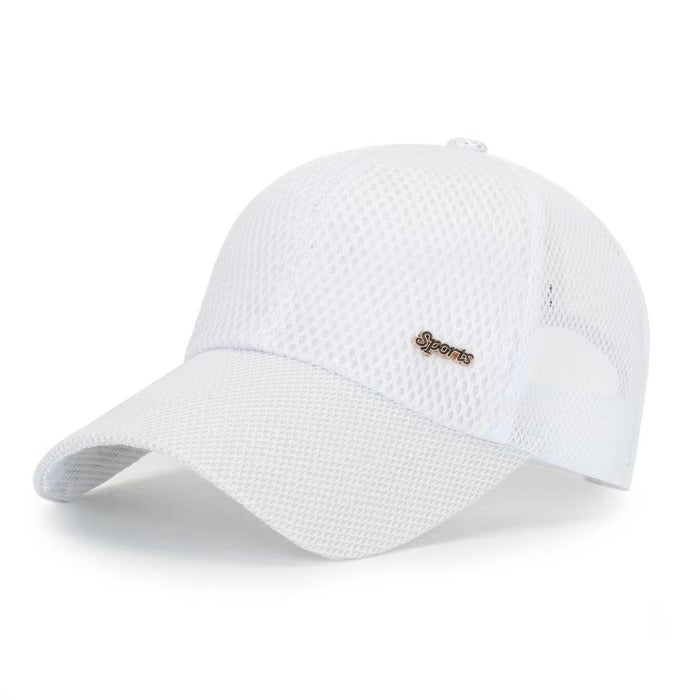 Wholesale Mesh breathable baseball cap, sunshade and sun protection hat, versatile for outdoor leisure
