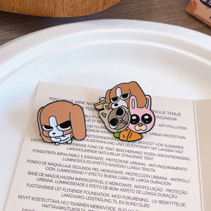 Wholesale Cartoon cute metal badge accessories