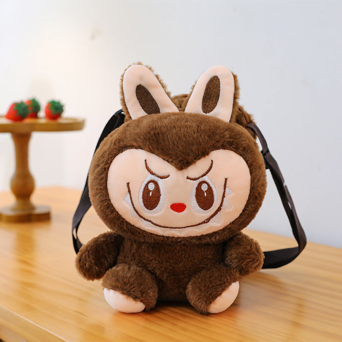 Wholesale Rabbit  Doll Mobile Phone Bag Stuffed Cartoon Bag Girls Cross-Border Gift Messenger Bag