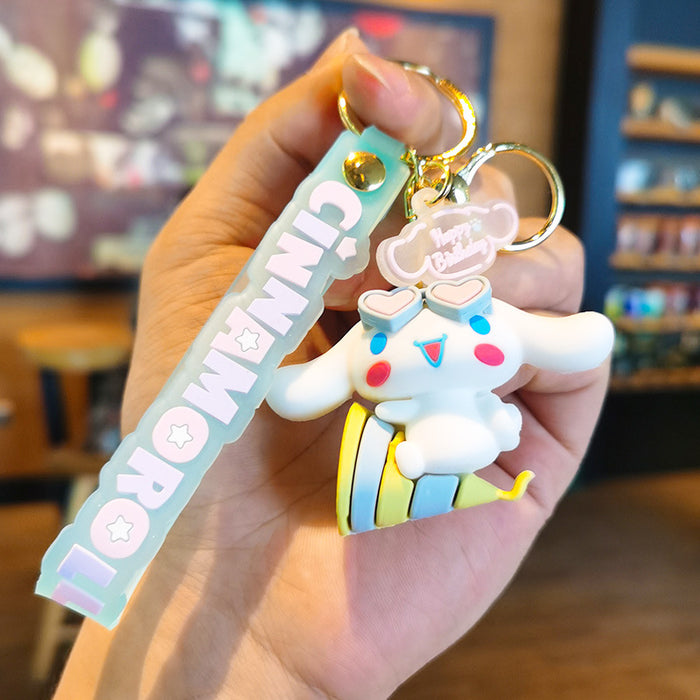 Wholesale Cartoon Doll Silicone Keychain JDC-KC-Tingm141