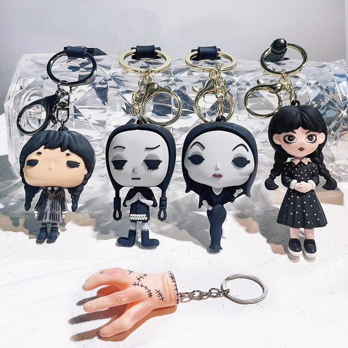 Wholesale Cartoon Silicone Doll Keychain JDC-KC-QiChao052