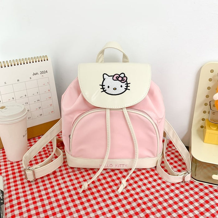 Wholesale Cute plush flip backpack with large capacity, cute backpack, cartoon casual backpack