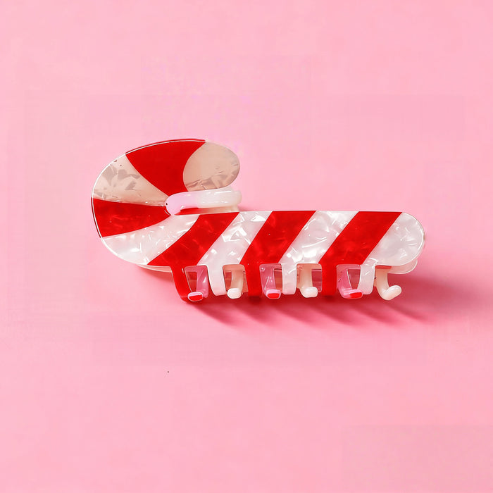 Wholesale Christmas Themed Plastic Resin Kids Hair Claw Clip Cute Half Shark Clip Accessory For Party Gift And Boutique Resale