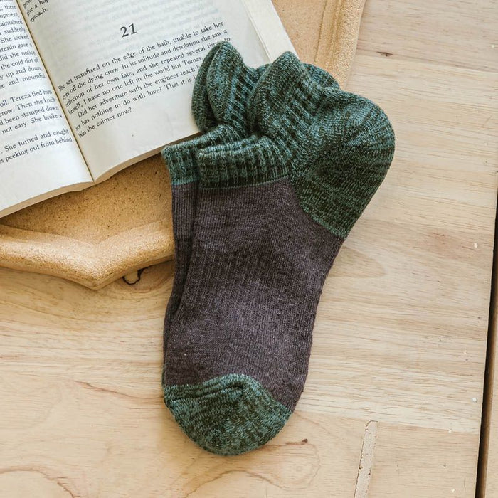 Wholesale Ship socks, short socks, thick fleece loop, sweat absorbing, outdoor hiking and running socks