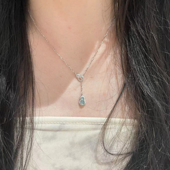 Wholesale Pendant necklace exquisite and versatile, high-end feel, open index finger ring