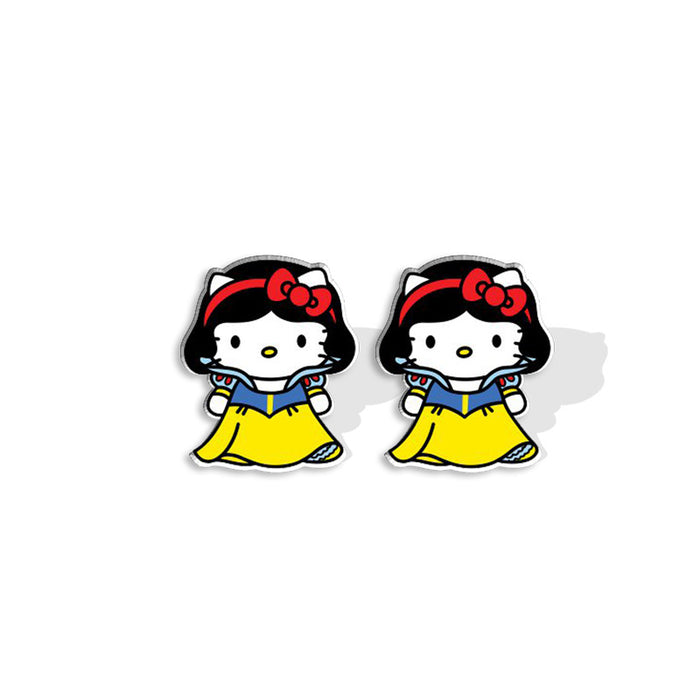 Wholesale Cartoon Princess Series Acrylic Earrings JDC-ES-XiangL060