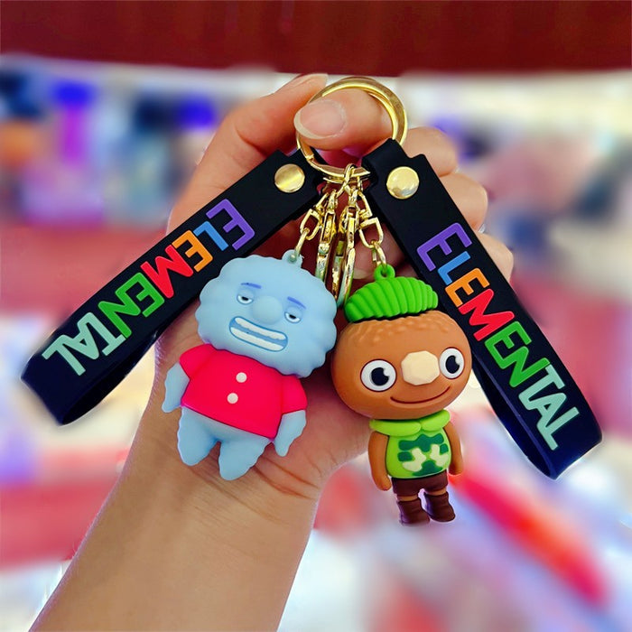 Wholesale Creative Cartoon PVC Soft Keychains JDC-KC-JinB010