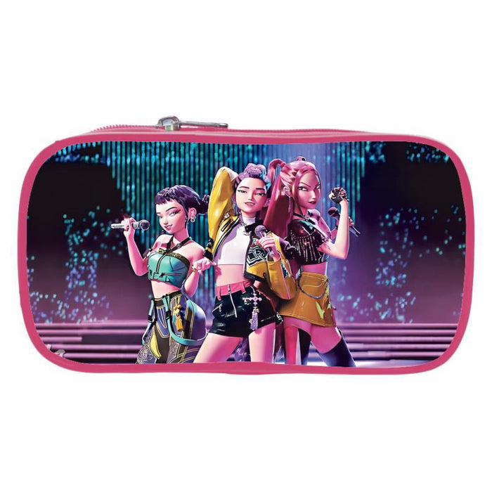 Wholesale DIY Elementary School Student Stationery Bag Pencil Case Pink Pen Bag