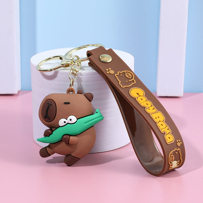 Wholesale  Capybara Small Pendant Doll Keychain