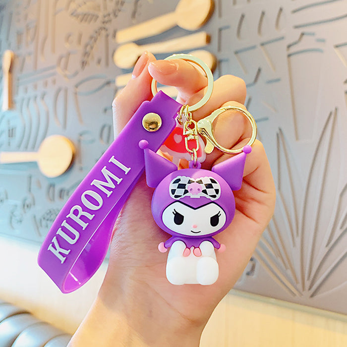 Wholesale Cute 3D Doll Silicone Keychain JDC-KC-MingT143