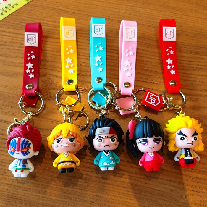 Wholesale Resin Creative Cartoon Anime Keychain JDC-KC-Shanm005