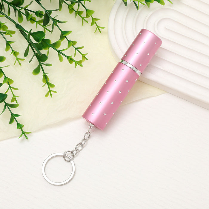 Wholesale Mini 10ml Perfume Dispenser Bottle Plastic Keychain JDC-KC-ZY035