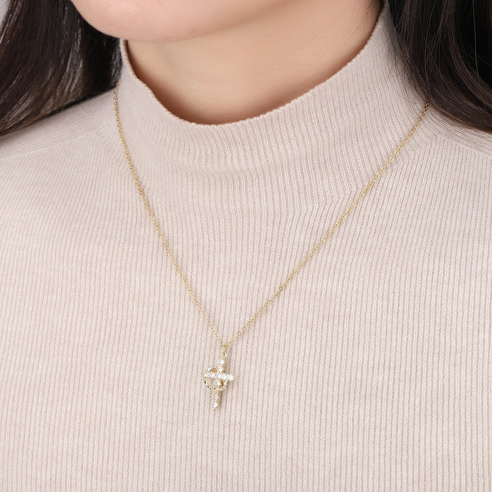 Wholesale  Crown Cross Necklace Women's   Accessories Jewelry for Men