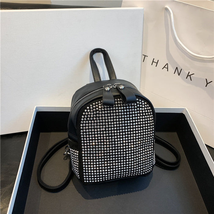 Wholesale Street Trend Shell Shape Rhinestone PU Handbag Women' s Gift Fashion Accessory