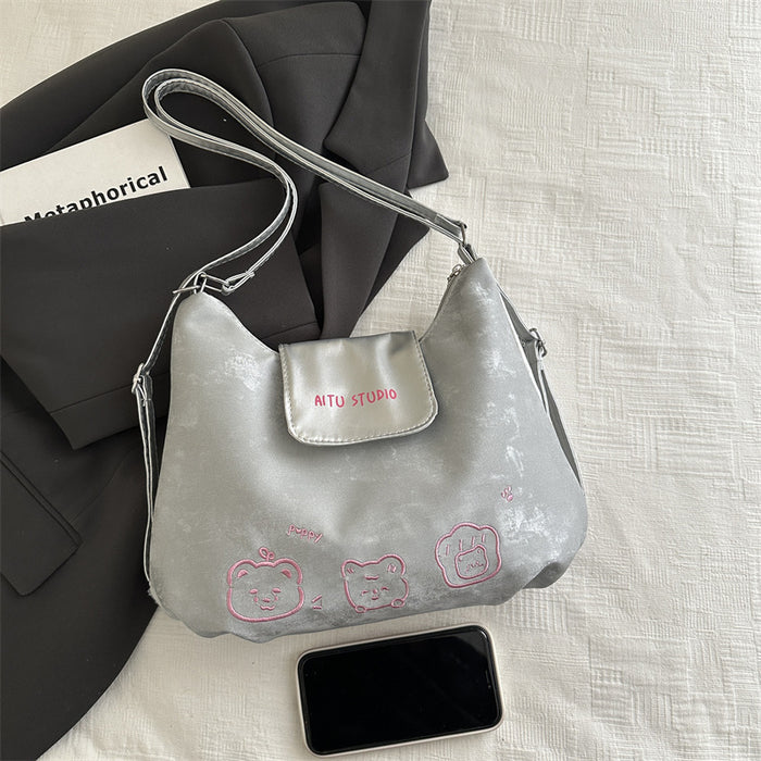 Wholesale New cute and stylish niche fashion, simple commuting texture, versatile single shoulder backpack