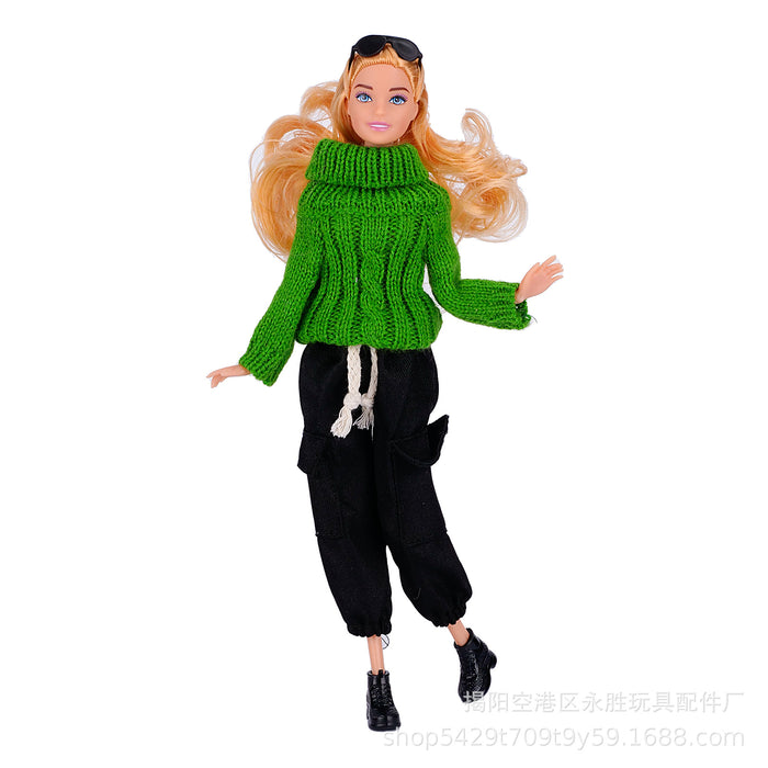 Wholesale Dress  sweater turtleneck wool sweater sweater doll clothes