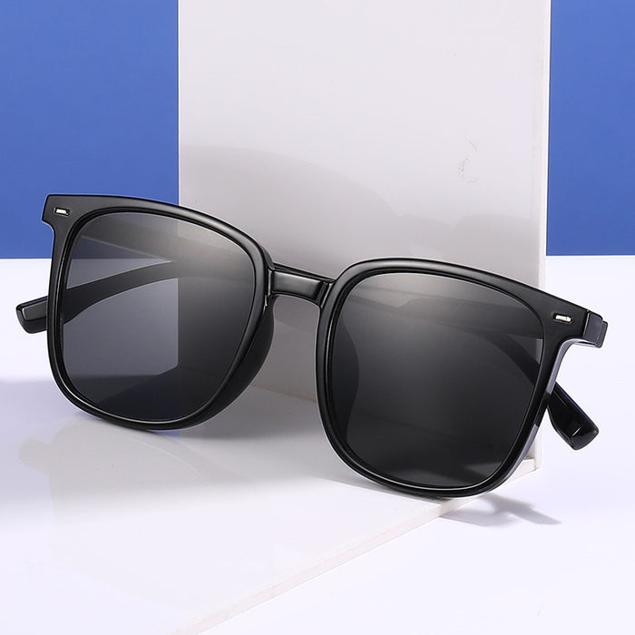 Wholesale Anti blue light sunglasses with flat frame and large frame