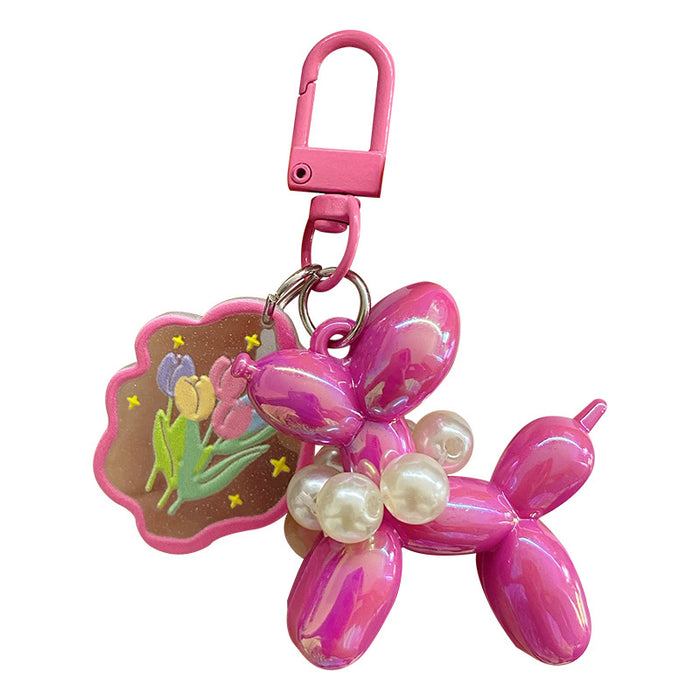 Wholesale Cartoon phone chain bead keychain phone case DIY jewelry hanging chain bag pendant